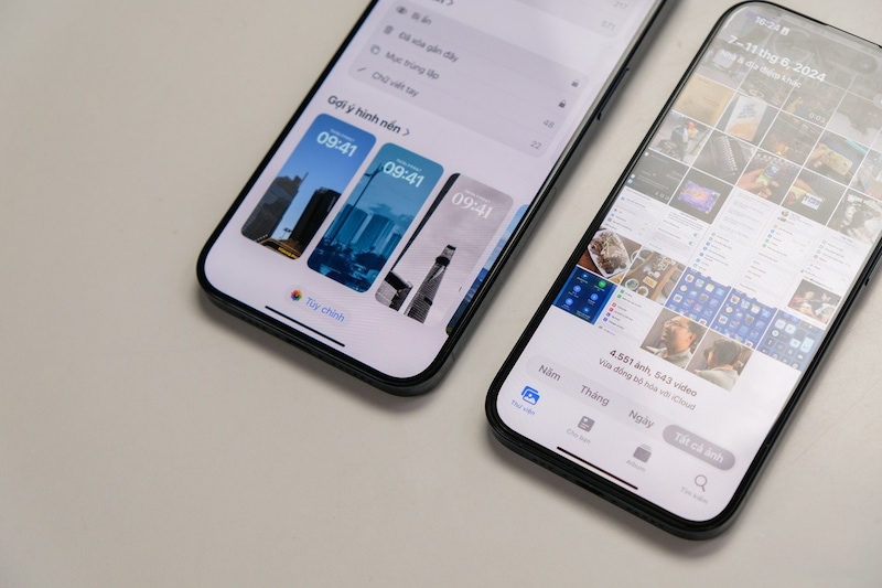 iOS 18 khuyến nghị sử dụng hình nền trong ứng dụng Ảnh