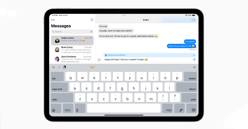 iPadOS 18 được nâng cấp ứng dụng Messenger