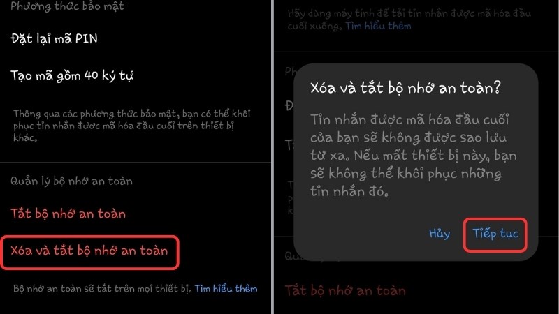 Mã hóa hai đầu trong Messenger