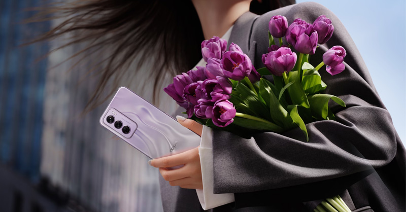 OPPO Reno12 Pro 5G có thiết kế thời trang và họa tiết mặt lưng tinh tế