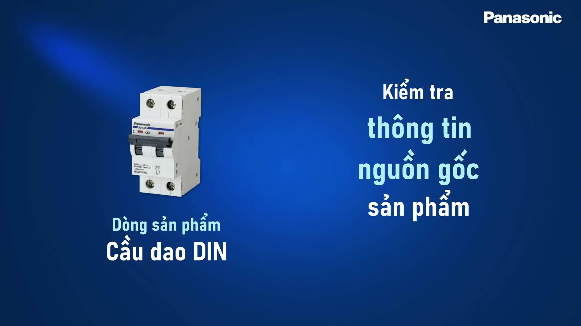 Panasonic thêm mã QR để nhận biết sản phẩm chính hãng