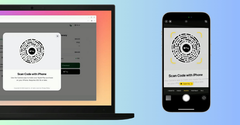 Sử dụng iPhone để quét mã thanh toán Apple Pay