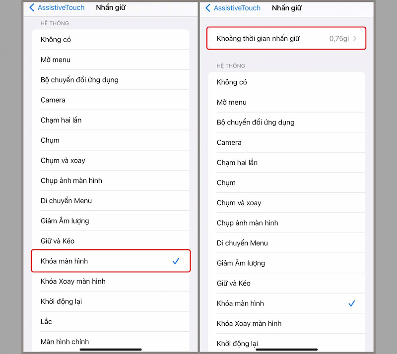 Tắt màn hình iPhone bằng nút Home ảo