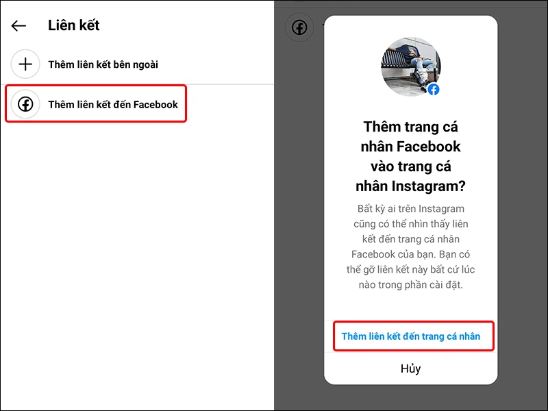 Thêm hồ sơ Facebook của bạn vào tiểu sử Instagram của bạn