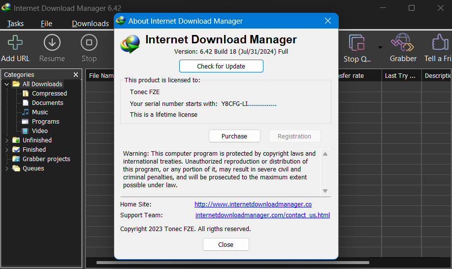 Internet Download Manager IDM v6.42 Build 18 + Crack (Lifetime Activation) [AppDoze]