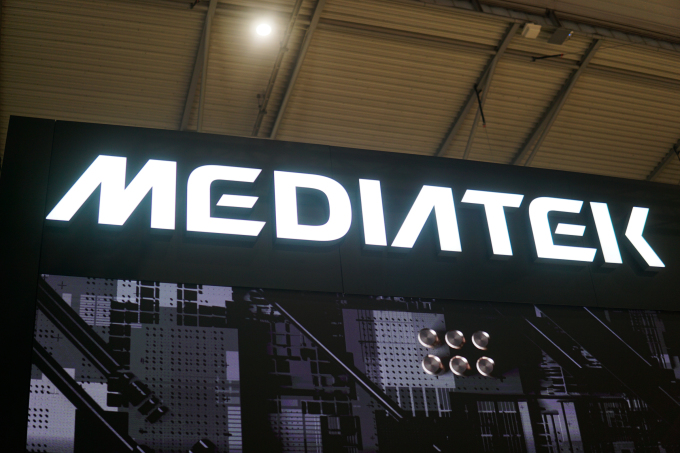 Logo MediaTek tại triển lãm MWC vào tháng 2 năm 2023. Ảnh: Lưu Quý