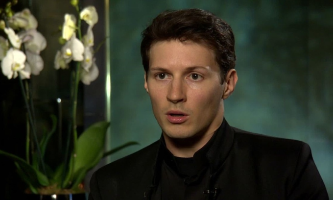 Pavel Durov được CNN phỏng vấn năm 2016. Ảnh: CNN