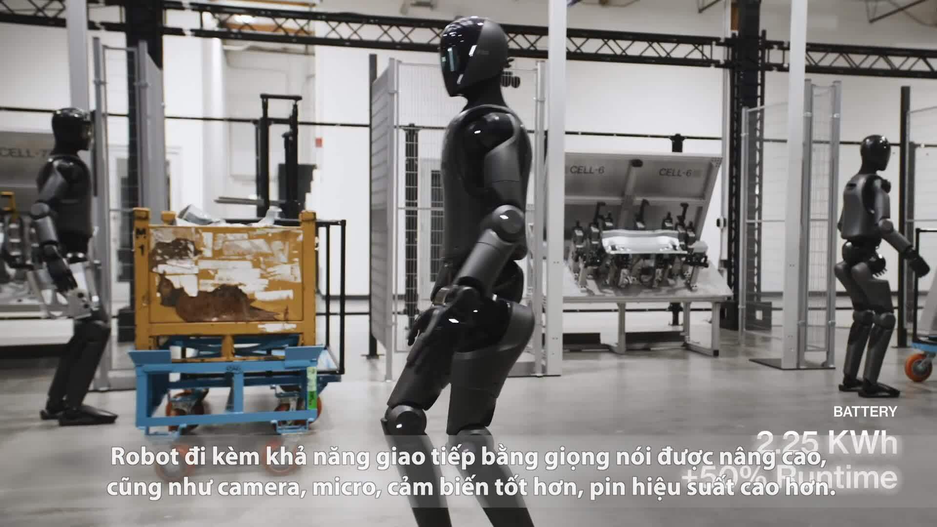 Robot hình người lắp ráp ô tô cho BMW bước vào thế hệ thứ hai