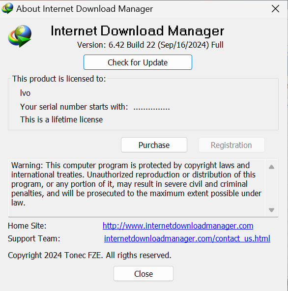 Internet Download Manager (IDM) 6.42 Build 22 Retail Version + Patch