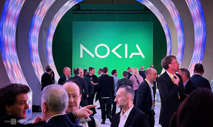 Gian hàng Nokia tại MWC 2023 Ảnh: Lưu Quý.