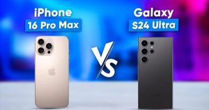 So sánh thời lượng pin giữa iPhone 16 Pro Max và Galaxy S24 Ultra