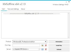 KMSoffline v2.4.5 (Activator for Windows & Office)