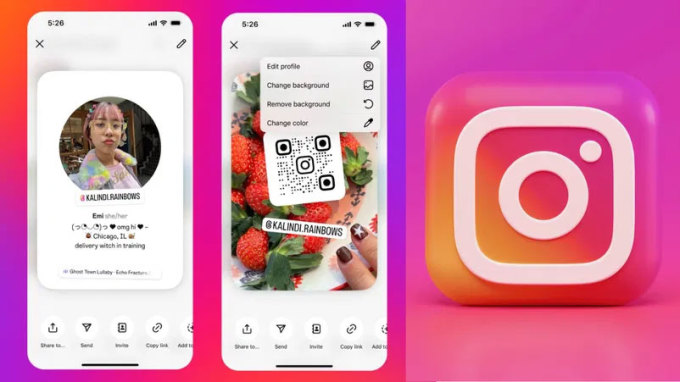 Công cụ tạo danh thiếp trực tuyến cho Instagram.