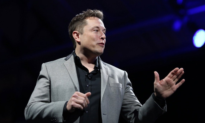 Tỷ phú người Mỹ Elon Musk. Ảnh: Reuters