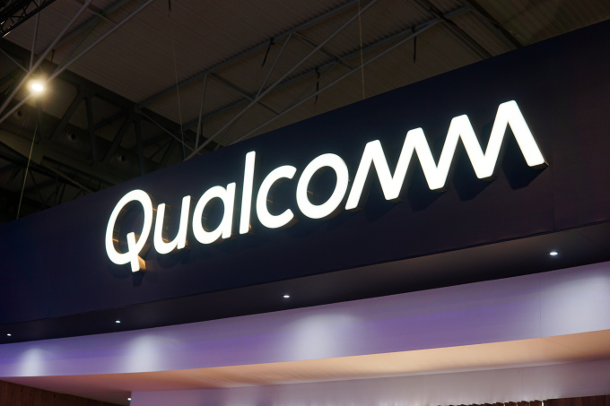 Logo Qualcomm tại triển lãm MWC tháng 2/2023. Ảnh: Lưu Quý