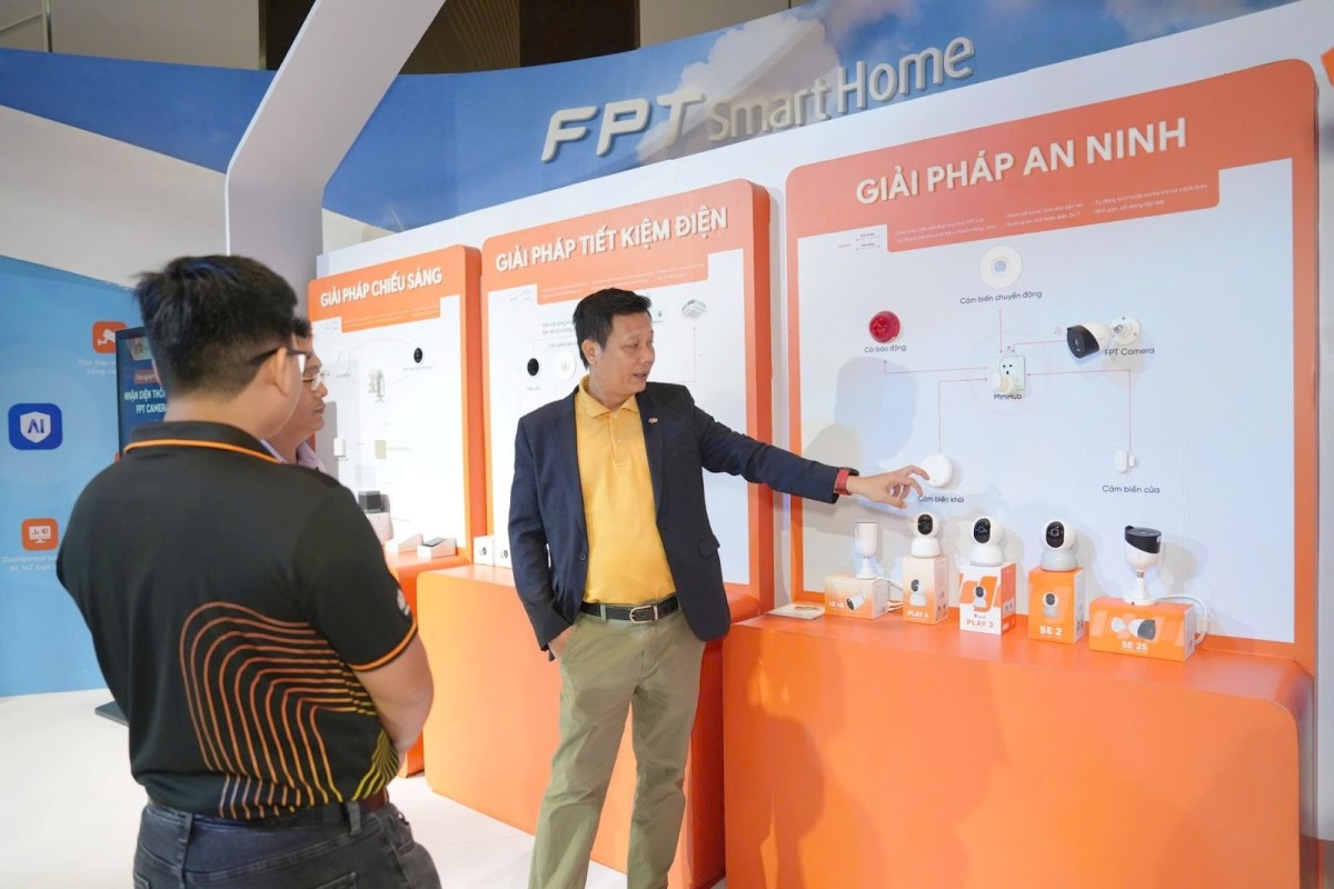 FPT Fiat Industrial Technology mang trải nghiệm nhà thông minh AI đến Techday 2024