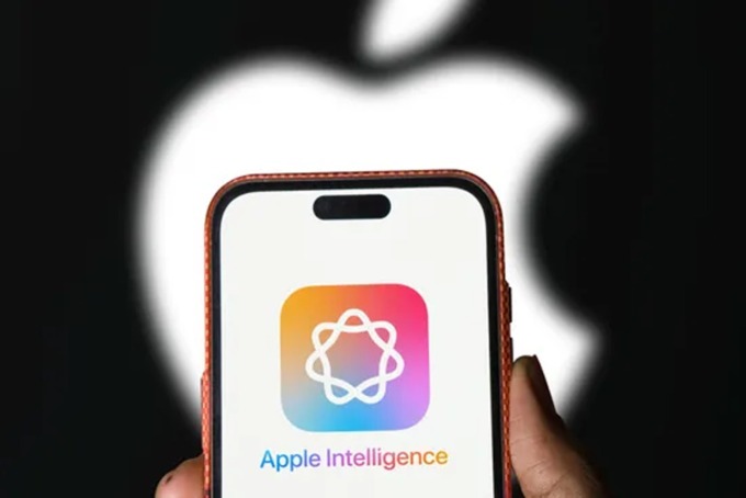 Biểu tượng Apple Intelligence trên các mẫu iPhone. Ảnh: Toms Guide