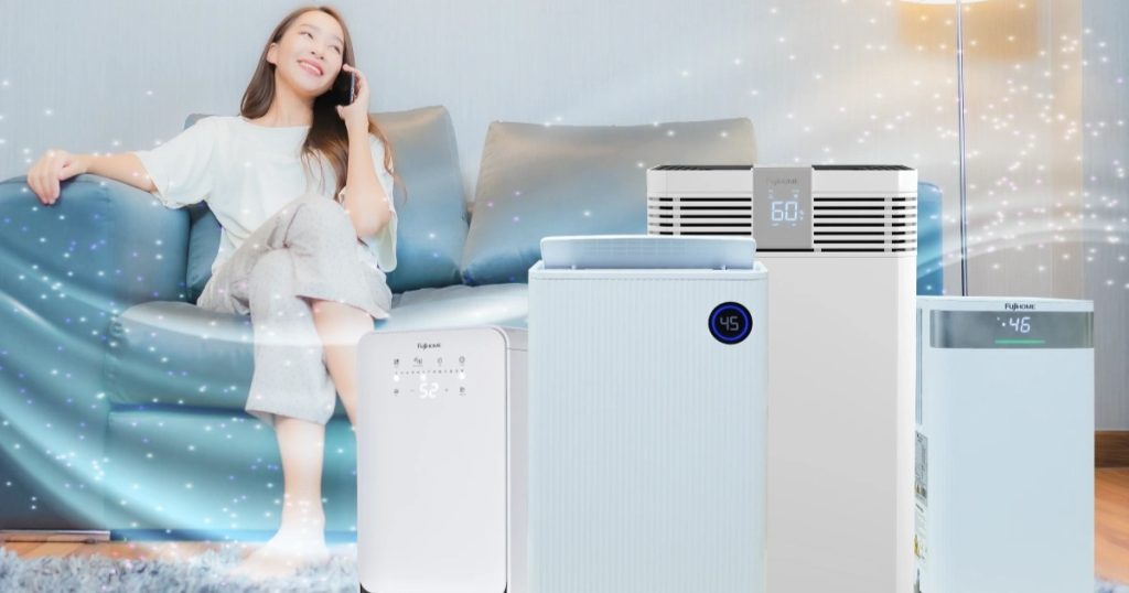 Fujihome Dehumidifier 2025: Kiểm soát độ ẩm và làm sạch không khí