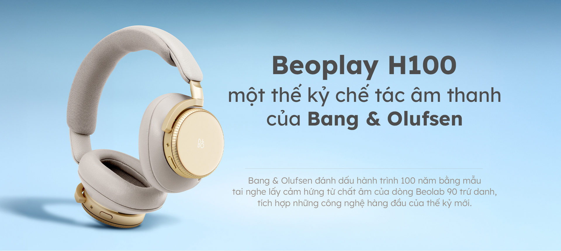 Beoplay H100-A Century of Bang & Olufsen Sound Craftsmance