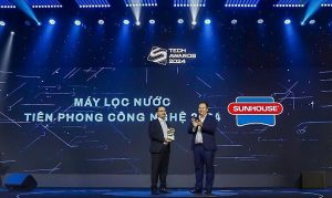 Máy lọc nước Sunhouse đã giành giải thưởng Công nghệ cho Công nghệ Tiên phong