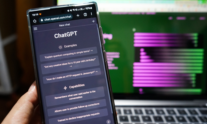Thông tin này không nên được thông báo về chatbot 2 Thông tin này không nên được thông báo về chatbot Giao diện Chatgpt. Ảnh: Bao Lam