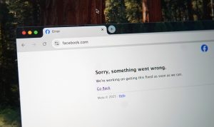 Facebook lại có vấn đề