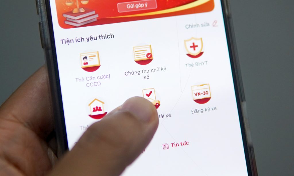 Vneid đã thêm chức năng đăng ký chứng chỉ chữ ký kỹ thuật số