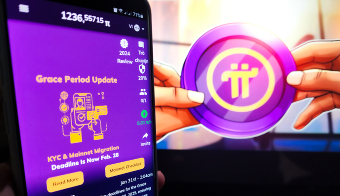 Tại sao Internet gây tranh cãi hơn số tiền khác? 2 Tại sao Internet gây tranh cãi hơn số tiền khác? Giao diện mạng PI trên điện thoại thông minh. Ảnh: Bao Lam