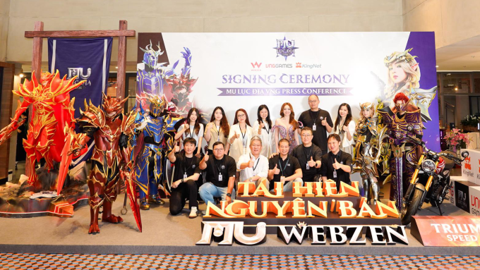 Vnggames sắp phát hành phiên bản di động của MU trực tuyến 3 Vnggames sắp phát hành phiên bản di động của MU trực tuyến Đại diện của các bên tham gia vào lĩnh vực thử nghiệm. Ảnh: Vnggames