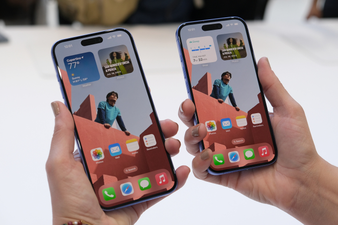 Nếu giá của một chiếc iPhone được sản xuất tại Hoa Kỳ có thể được nhân đôi 2 Nếu giá của một chiếc iPhone được sản xuất tại Hoa Kỳ có thể được nhân đôi iPhone 16 và iPhone 16 Plus. Ảnh: Tuân Hang