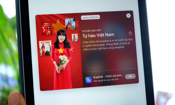 Apple giới thiệu bộ sưu tập ứng dụng "Made in Việt Nam" 3 Apple giới thiệu bộ sưu tập ứng dụng "Made in Việt Nam" Hầu hết các ứng dụng được phát triển bởi Việt Nam đều có kế hoạch riêng để kỷ niệm 30/4. Ảnh: Tuân Hang