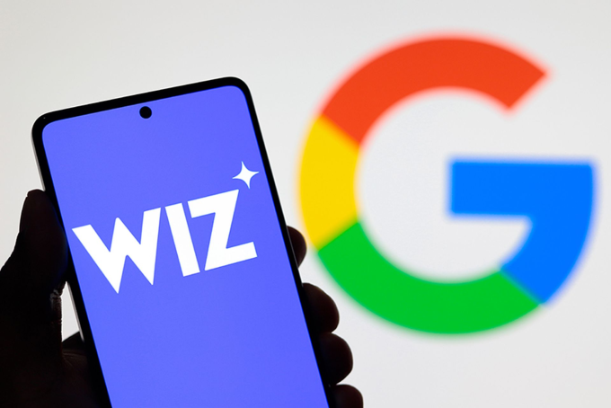 Google chi 32 tỷ đô la để mua lại công ty an ninh mạng 2 Google chi 32 tỷ đô la để mua lại công ty an ninh mạng Logo Wiz trên điện thoại thông minh của bạn là logo của Google. Ảnh: Adobe