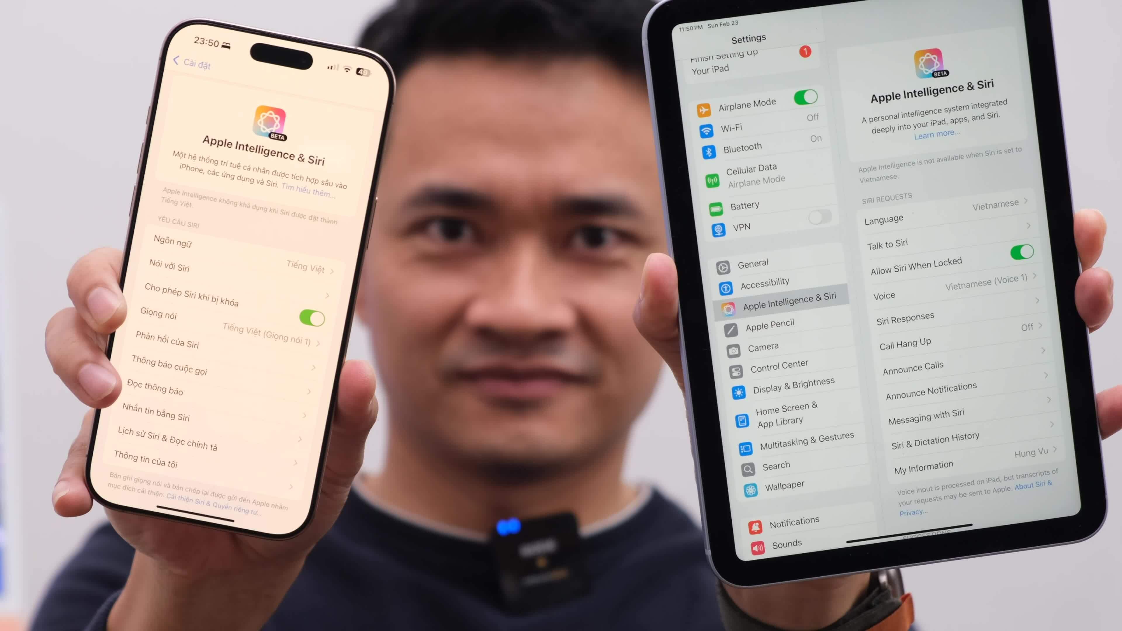 Trải nghiệm Trợ lý ảo Việt Nam Siri