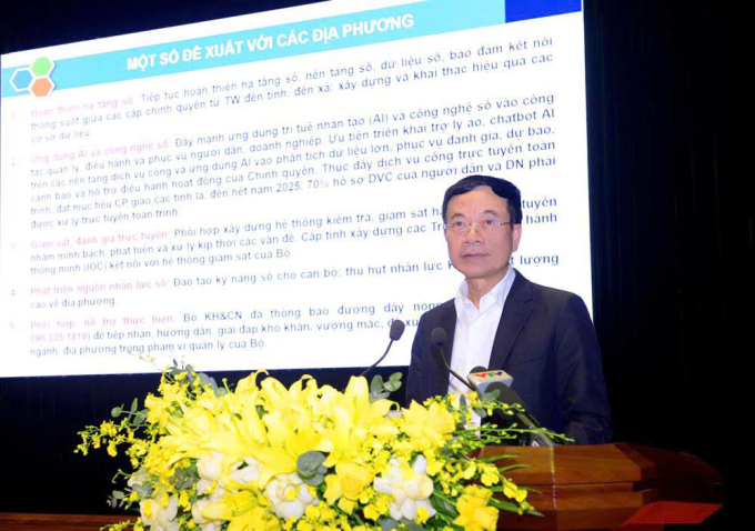 Được đề nghị sử dụng AI, công nghệ kỹ thuật số trong các hoạt động của chính phủ 2 Được đề nghị sử dụng AI, công nghệ kỹ thuật số trong các hoạt động của chính phủ Bộ trưởng Nguyễn Manh Hung đã chia sẻ tại buổi đào tạo vào chiều ngày 14 tháng Sáu. Ảnh: VH