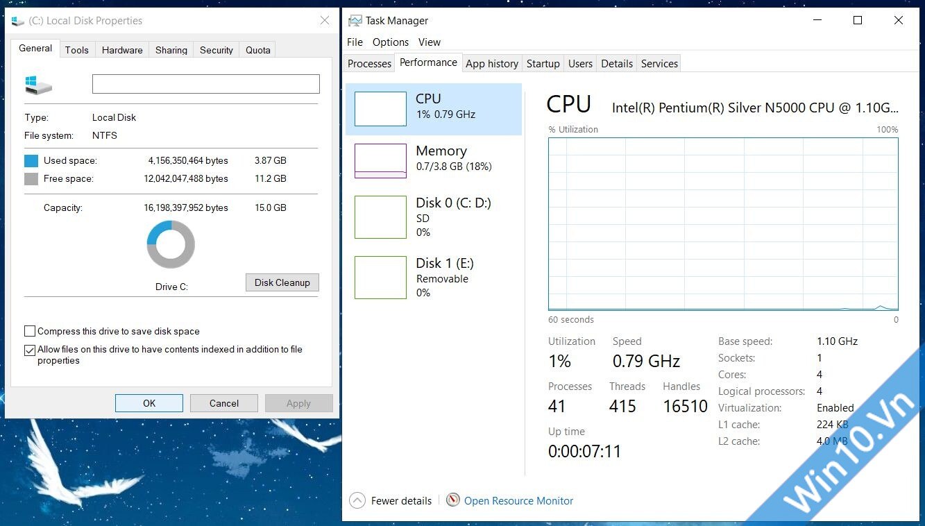 Tải Ghost Win 10 Pro 64bit Nhẹ Nhất 2026 (Google Drive) - Khắc Phục Full Disk 100% 3 Tải Ghost Win 10 Pro 64bit Nhẹ Nhất